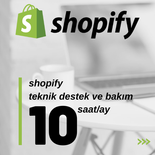 Shopify Teknik Destek ve Bakım (10 saat/ay)